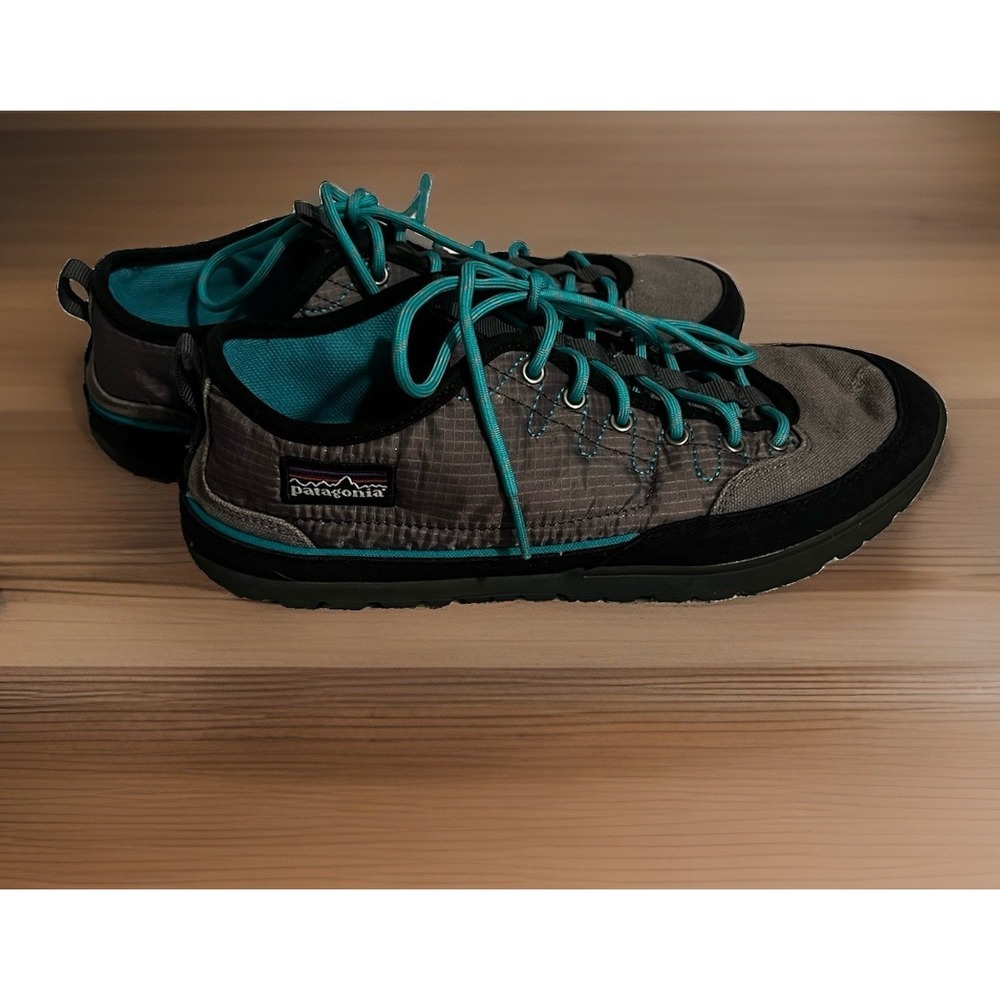 Patagonia T52288 Trail Shoes Womens 9 Gray Teal Lightweight‎ Outdoor